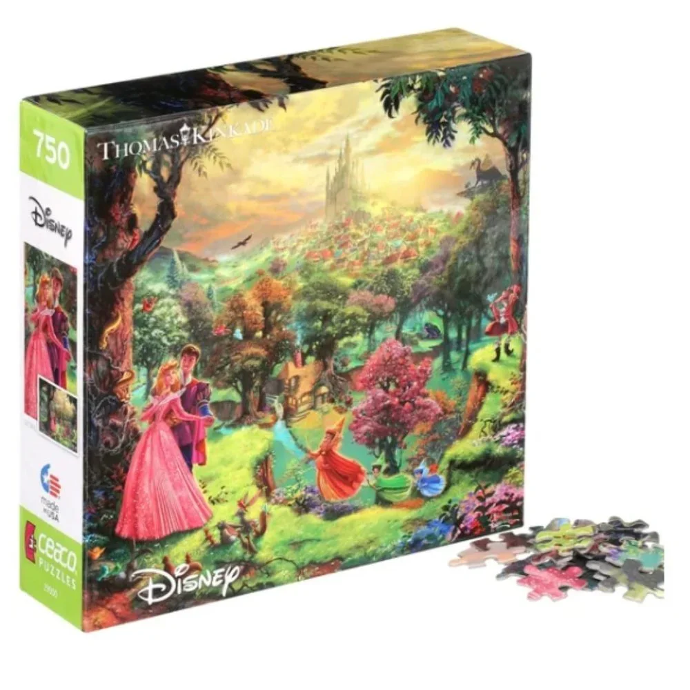 🌟VALENTINE'S DAY - Disney Sleeping Beauty Puzzle by Thomas Kinkade (750 Pieces)